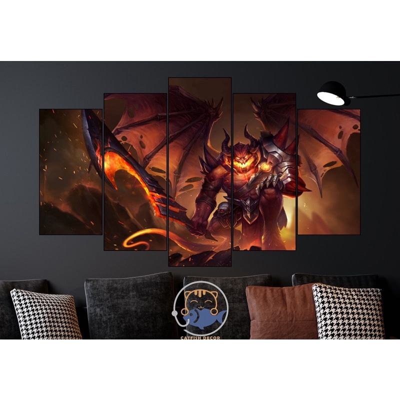 Tranh dán tường Decor trang trí phòng ngủ Game LIÊN QUÂN mobile