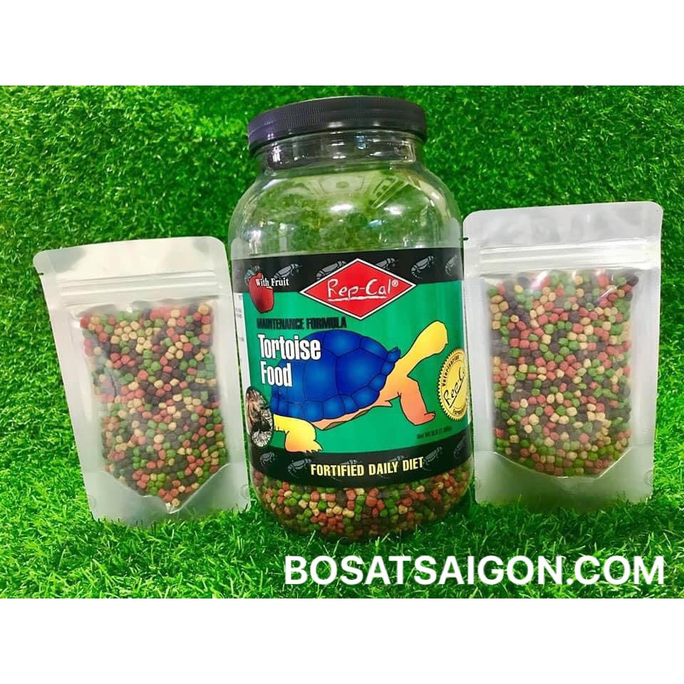 REPCAL RÙA CẠN  100-150-250-500gr - THỨC ĂN KHÔ RÙA CẠN SULCATA INDIA RED FOOT TORTOISE IGUANA RỒNG ÚC BD giá rẻ sĩ.