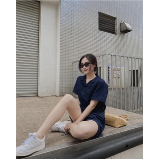 JUMPSUIT RÚT EO - BỘ LIỀN THÂN NGẮN