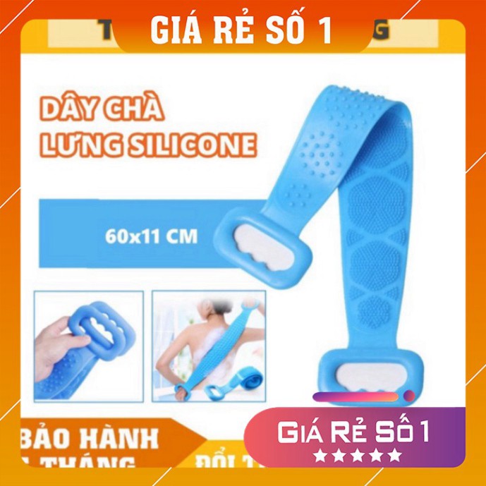 Dây chà lưng FREESHIP Dây chà lưng 2 mặt silicone tiện lợi