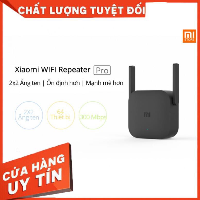 Bộ Kích Sóng Wifi Xiaomi Repeater Pro l BH 30 ngày