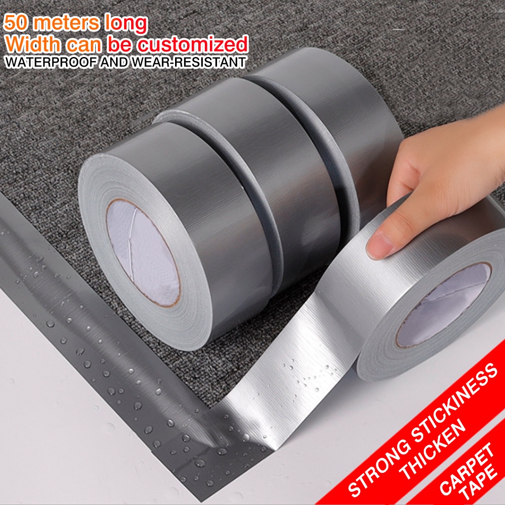 Băng Keo Siêu Dính Chống Thấm Nước Màu Xám Bạc Trang Trí Nhà Cửa DIY