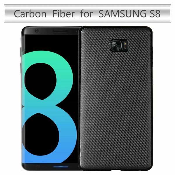 [SIÊU KHUYẾN MẠI] Ốp lưng silicon vân carbon Samsung Galaxy S8