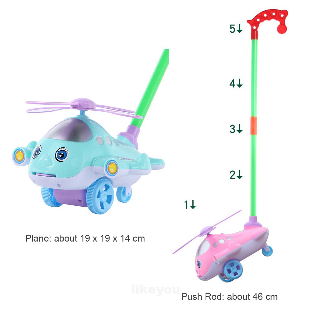 WALKER Đồ Chơi Xe Đẩy Tập Đi Có Thể Điều Chỉnh Kích Thước Cho Bé