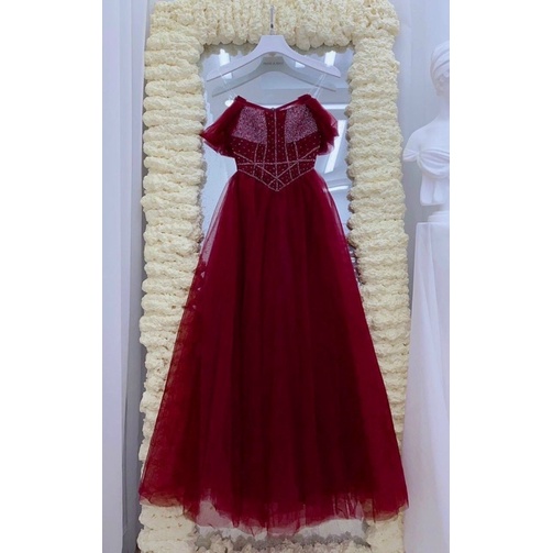 ĐẦM CÔNG CHÚA RỚT VAI KẾT phale full size S/M/L/Xl