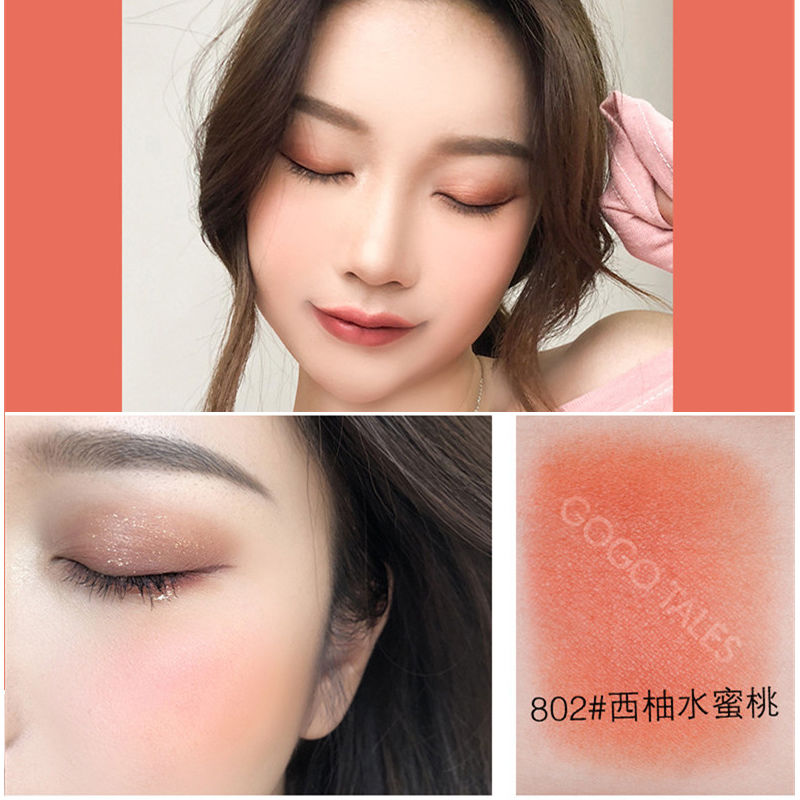 Phấn má hồng GOGO TALES tông lì và ngọc trai tự nhiên trang điểm tông nude | BigBuy360 - bigbuy360.vn