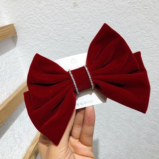 Kẹp Tóc Nơ Vải Nhung Đủ Kiểu Phong Cách Cổ Điển Châu Âu