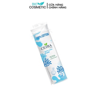 Bông Tẩy Trang Ceiba 100% Cotton Siêu Tiết Kiệm Dung Dịch 80 miếng