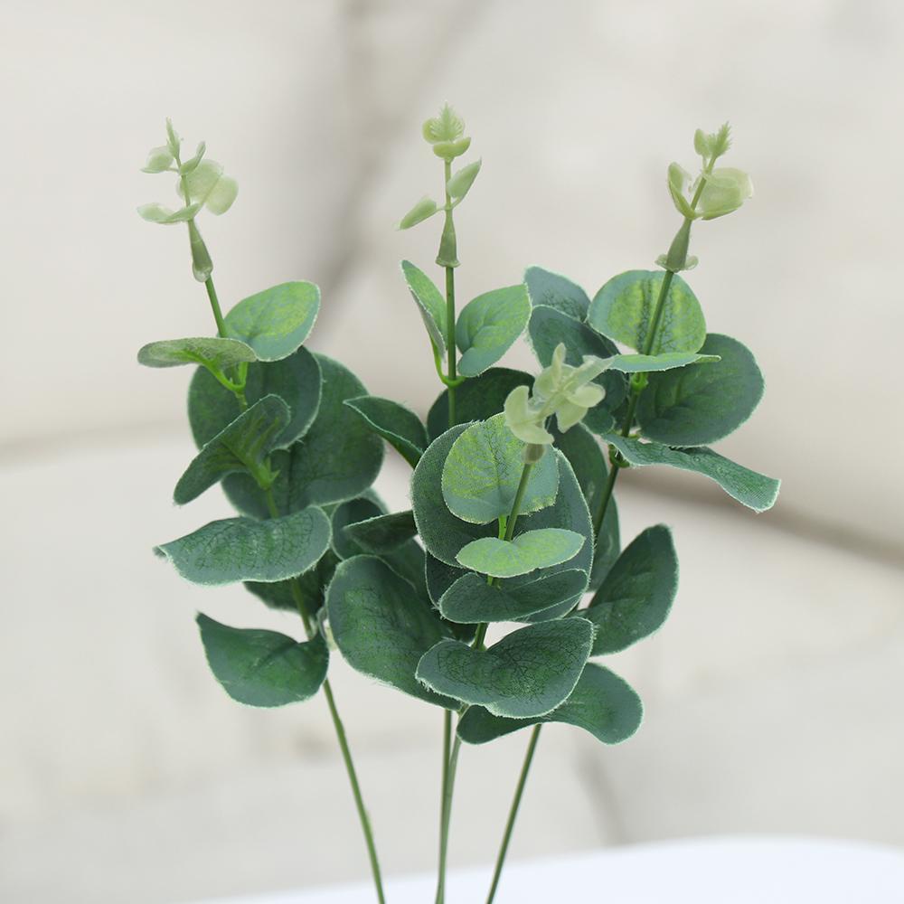 1 Bó Hoa Khuynh Diệp Nhân Tạo 4 Nhánh|Lá Cây Giả Trang Trí Nhà Cửa Sinh Động