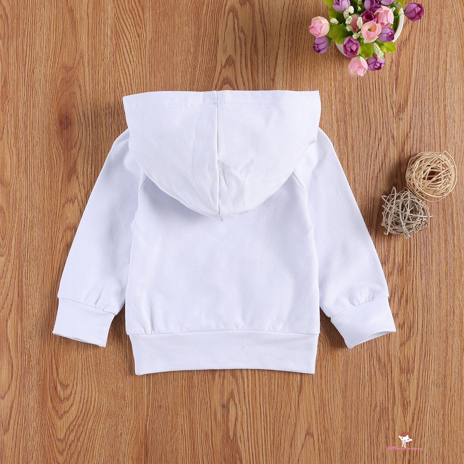 Áo Hoodie Dài Tay In Chữ Phối Dây Rút Sành Điệu Cho Bé 7-1 - 6 Tuổi