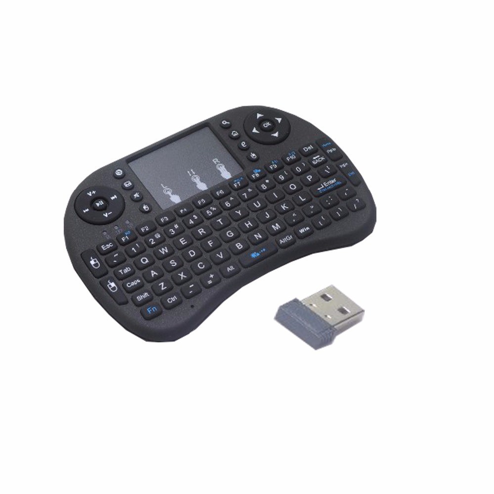 2.4G Mini Wireless Touchpad Charging Keyboard KODI Smart XBMC TV Box Android PC