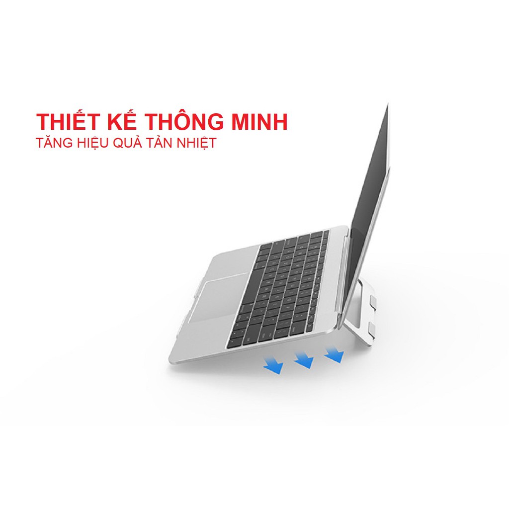 Giá Đỡ Dành Cho Laptop, Macbook Để Bàn Có Thể Gấp Gọn. Chất Liệu Hợp Kim Nhôm Cao Cấp