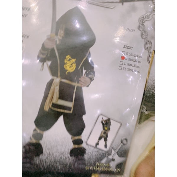 Bộ hoá trang Halloween nhân vật Ninja