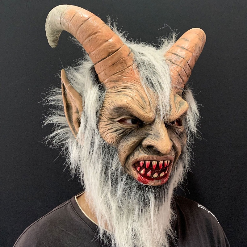 Mặt Nạ Hóa Trang Halloween Hình Sừng Quỷ Độc Đáo