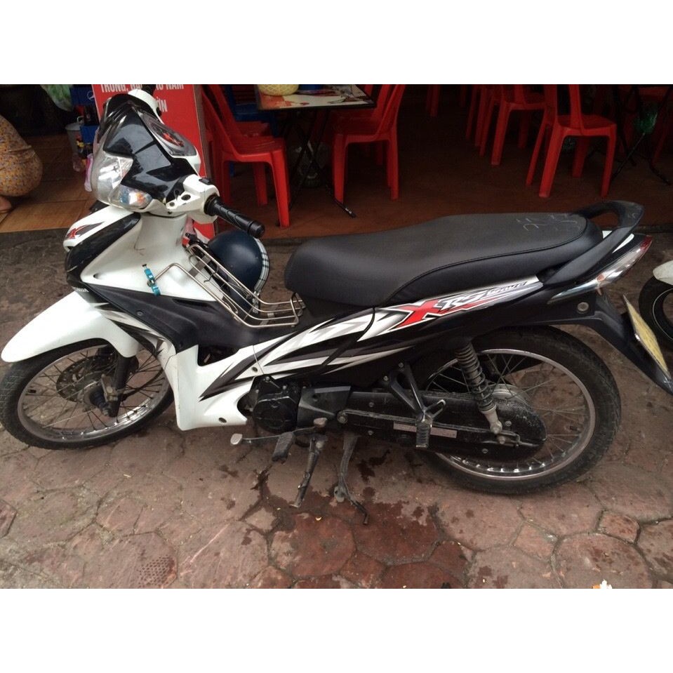 Bộ dàn áo xe WAVE RSX 110 đời 2010 - 2012  màu Trắng Đen, nhựa nguyên sinh ABS cao cấp