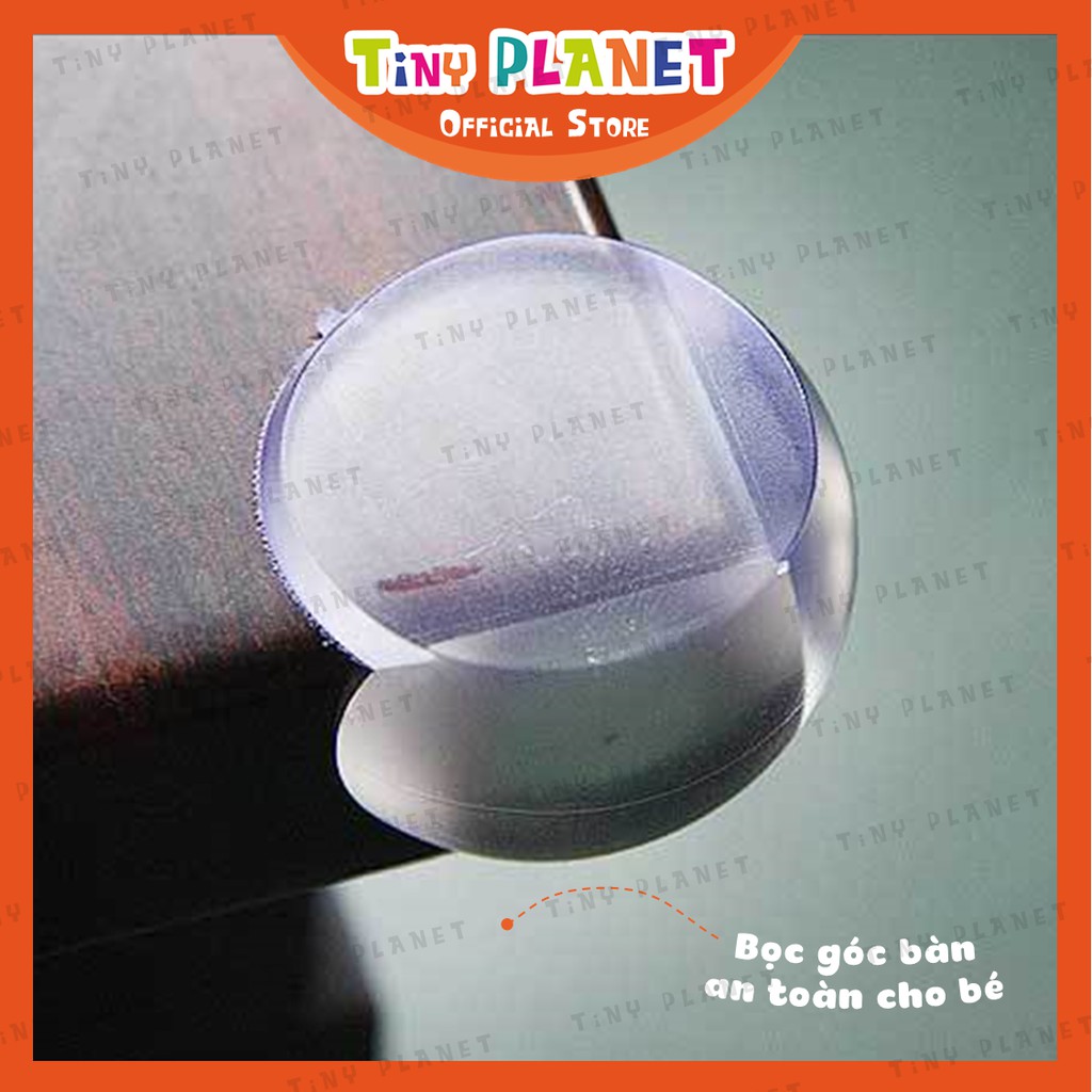 Bọc góc bàn silicone PVC an toàn cho bé tránh va đập chữ L, tròn, góc 3 cạnh Looktosee