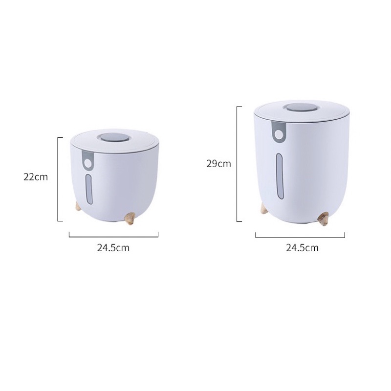Thùng đựng gạo thông minh 5-10kg thời thượng