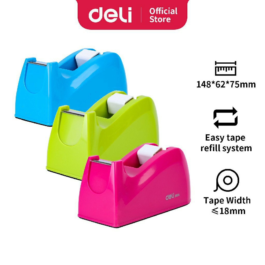 Dụng cụ cắt băng keo nhỏ DELI-814A ( GIAO MÀU NGẪU NHIÊN )