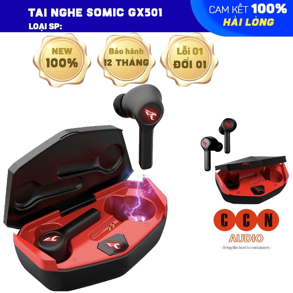 Tai nghe bluetooth SOMIC GX501 Gen 2, tai nghe không dây âm thanh cực êm cực sống động