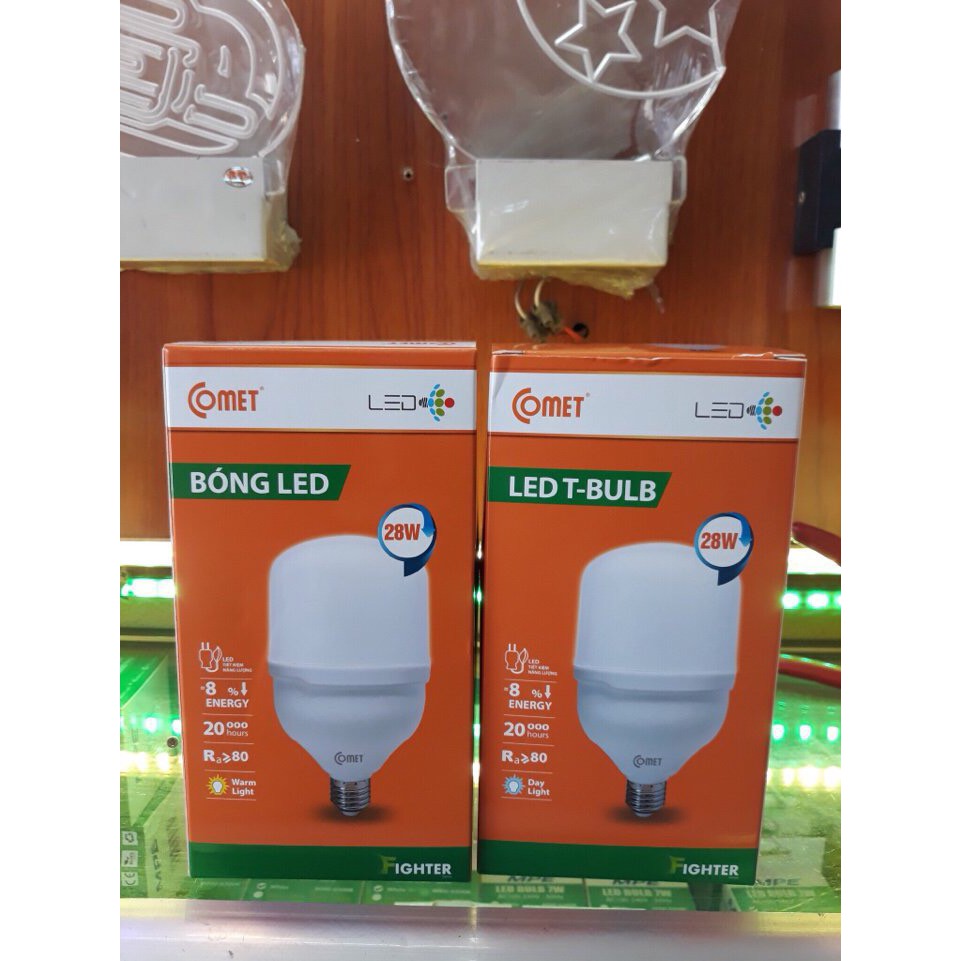 [Mã BMBAU50 giảm 7% đơn 99K] Bóng led trụ công suất lớn COMET CB02F028, 28W