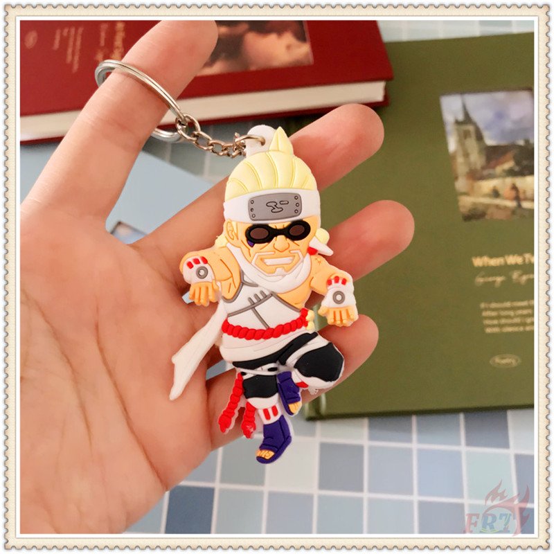 1 móc khóa silicon hình nhân vật phim Naruto