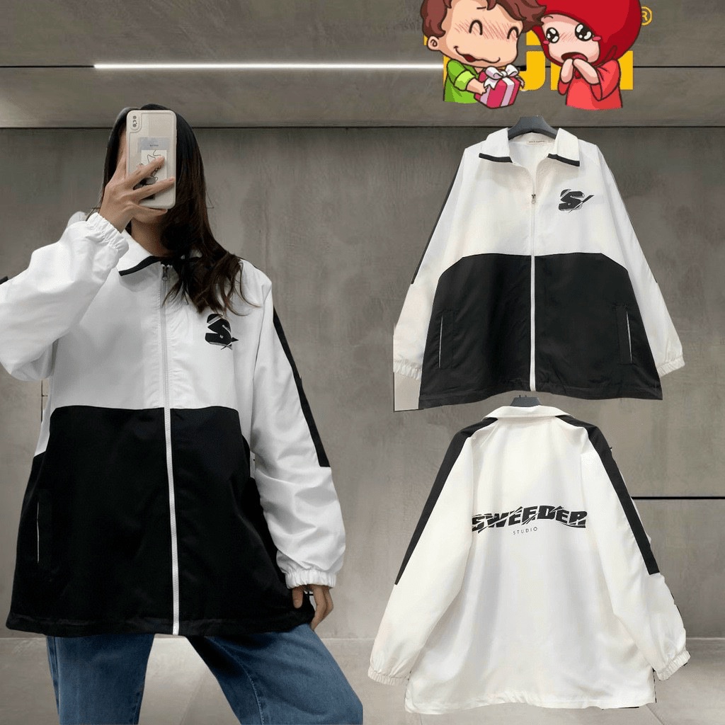 Áo Khoác Unisex Nam Nữ Form Rộng Phong Cách Hàn Quốc Mẫu Mới Cực Hot