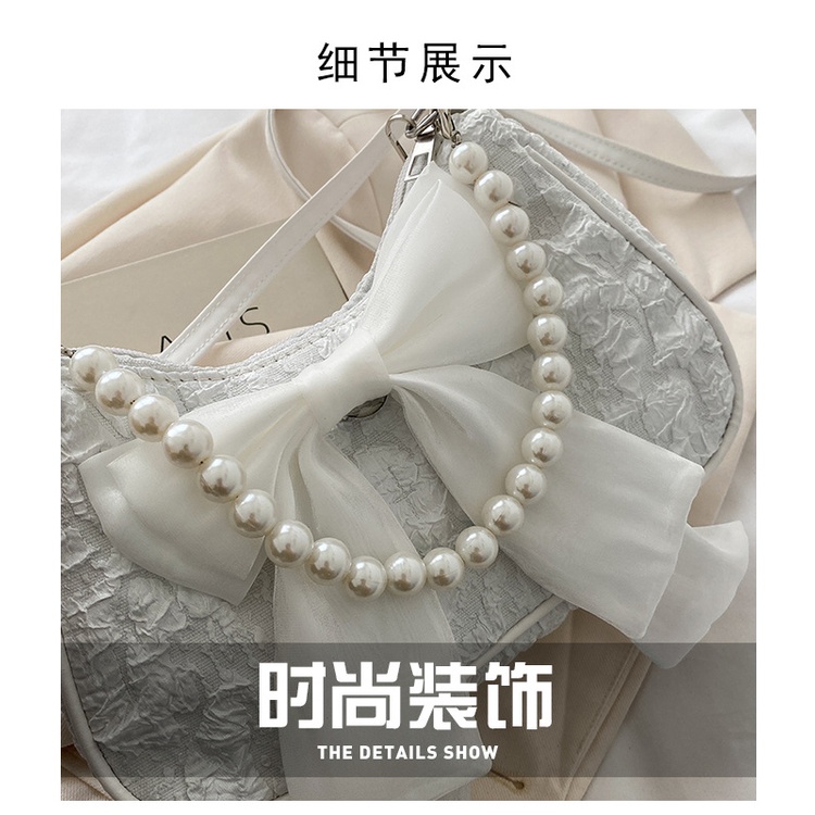 Túi Đeo JASMIN NOIR Chéo Đính Nơ Thời Trang Nữ Tính