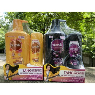 DẦU GỘI ĐẦU SUNSILK MỀM MƯỢT DIỆU KỲ 650ML có quà tặng