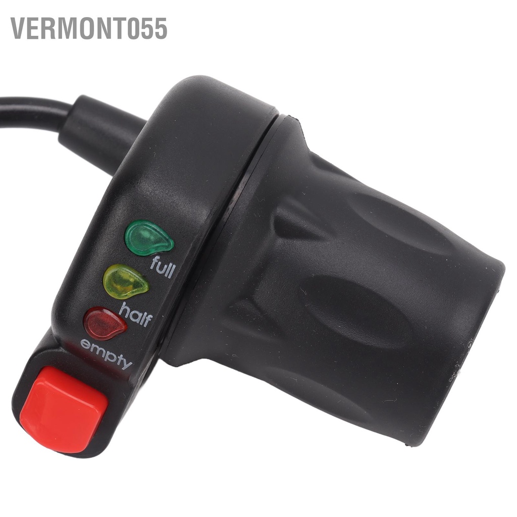 Có thể bán buôn Xe đạp điện Tay cầm ga 22mm Đường kính tay Ổn định nhạy cảm 48V Bộ gia tốc xe Vermont055 Hàng giao ngay