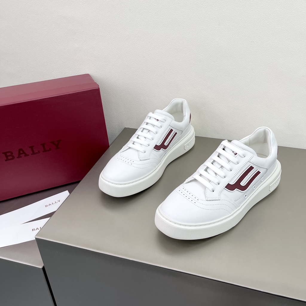 Giày thể thao da thật thời trang nam cao cấp Bally sành điệu, thanh lịch và năng động