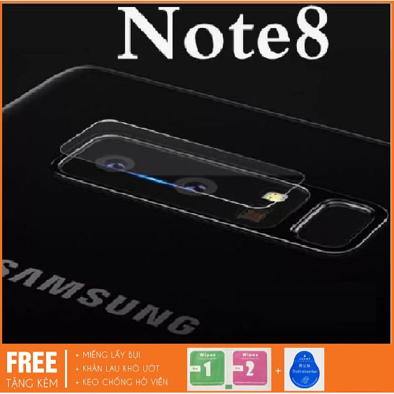 Dán Cường Lực Camera Và Đèn Flash Samsung Galaxy Note 8