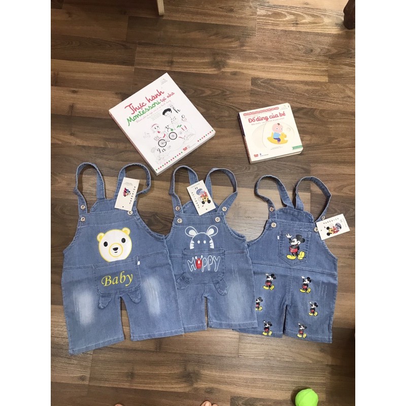 [Mã 11FASHIONSALE1 giảm 10K đơn 50K] Yếm bò cho bé trai, bé gái chất mềm mỏng mặc rất thoải mái