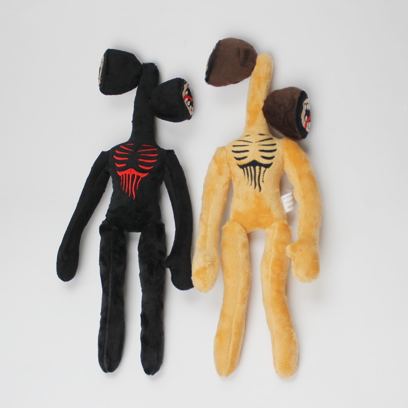 40cm Anime Siren Head Plush Toy Cartoon Sirenhead Stuffed Doll Horror Black Cat Peluches Toys for Kids Christmas Gift