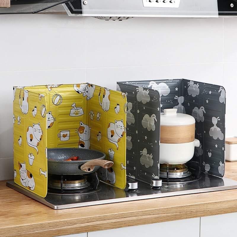 Tấm chắn dầu mỡ hình xương rồng đen