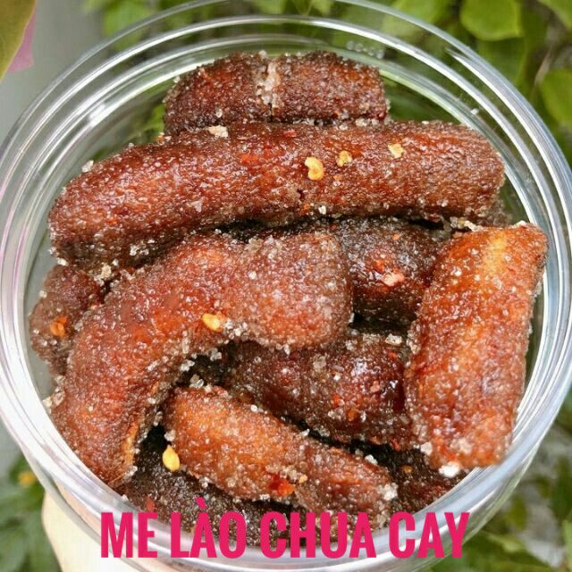 Me Lào chua cay muối ớt 500gr ,mứt me chua cay