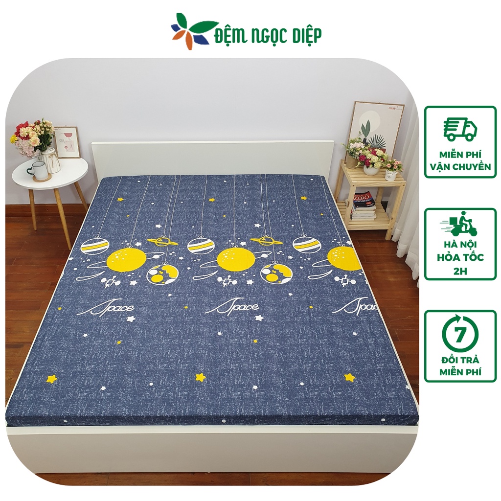 Drap chống thấm cotton 2 trong 1 nằm trực tiếp m2 hoặc 2m2 loại dày đẹp
