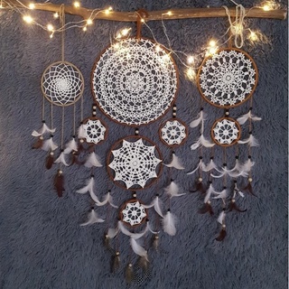[FOLLOW US GIẢM 30K] Set 3 vòng dreamcatcher trang trí nhà cửa có nhiều màu phong cách Boho