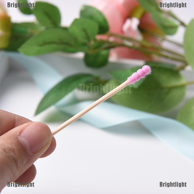 [Hàng mới về] Set 100 tăm bông cotton 2 đầu chuyên dùng cho trang điểm