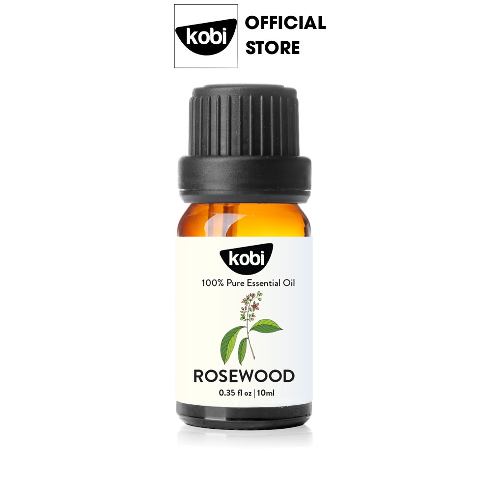 Tinh dầu Gỗ hồng Kobi Rosewood essential oil giúp đuổi muỗi, khử mùi, làm thơm phòng -10ml