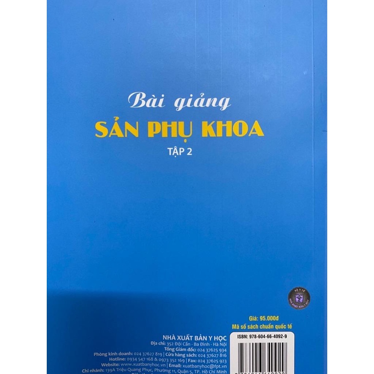 Sách - Bài giảng sản phụ khoa tập 2