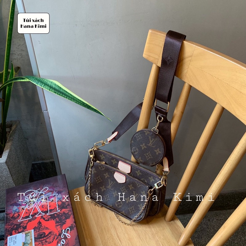 Set 3 chi tiết túi đeo chéo L\V hàng Full Box- Bill