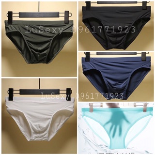 Quần lót nam thun lạnh tam giác - Sịp đúc cao cấp màu trắng màu đen màu đỏ