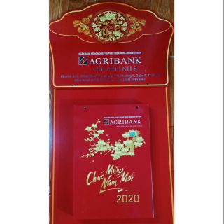 Lịch bloc siêu đại 2020 quà tặng ngân hàng Agribank.