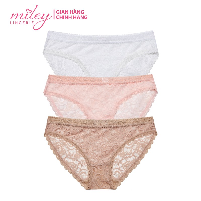 Set 3 Quần Lót Ren Hoa Sexy Miley Lingerie FLS0213-0903-1203 _ Màu Ngẫu Nhiên | WebRaoVat - webraovat.net.vn