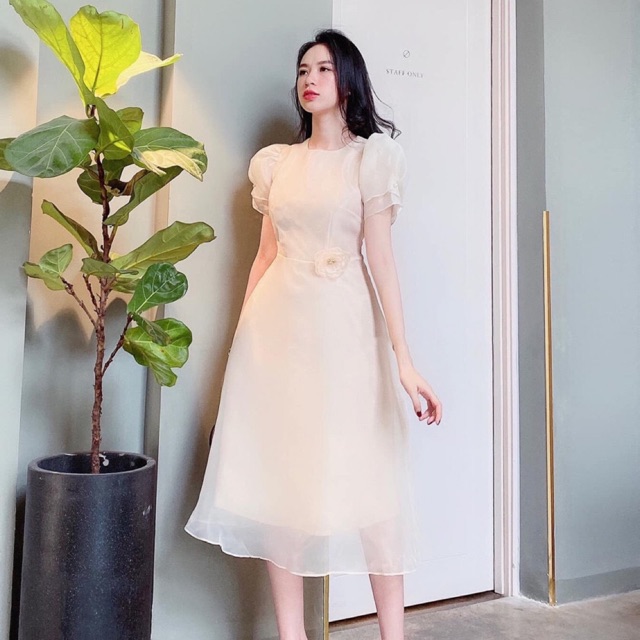 Đầm xốp kiếng (CLIP THẬT)