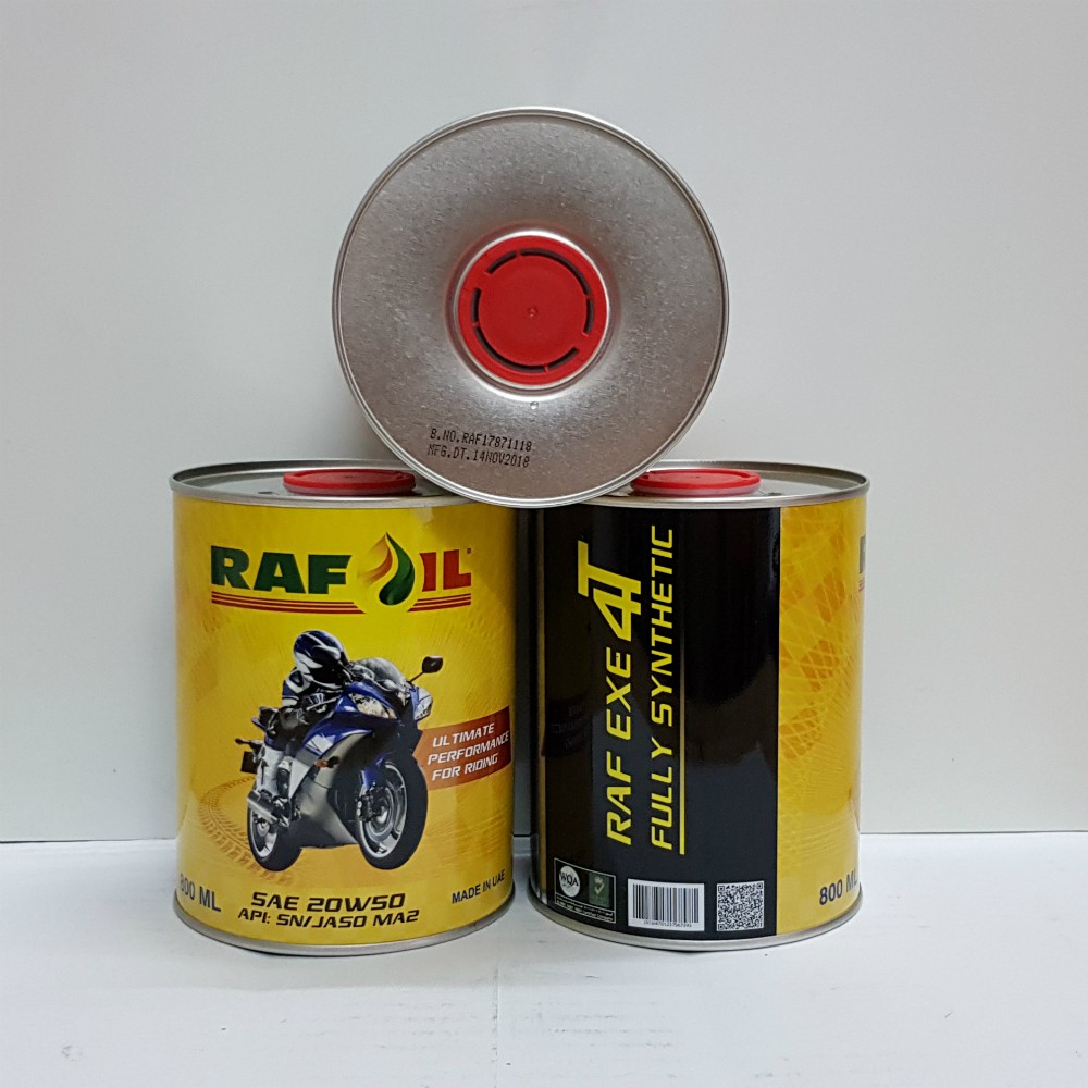 (SHOPEE TRỢ GIÁ) COMBO 6 LON NHỚT TỔNG HỢP 100% RAFOIL 20W50 800ML