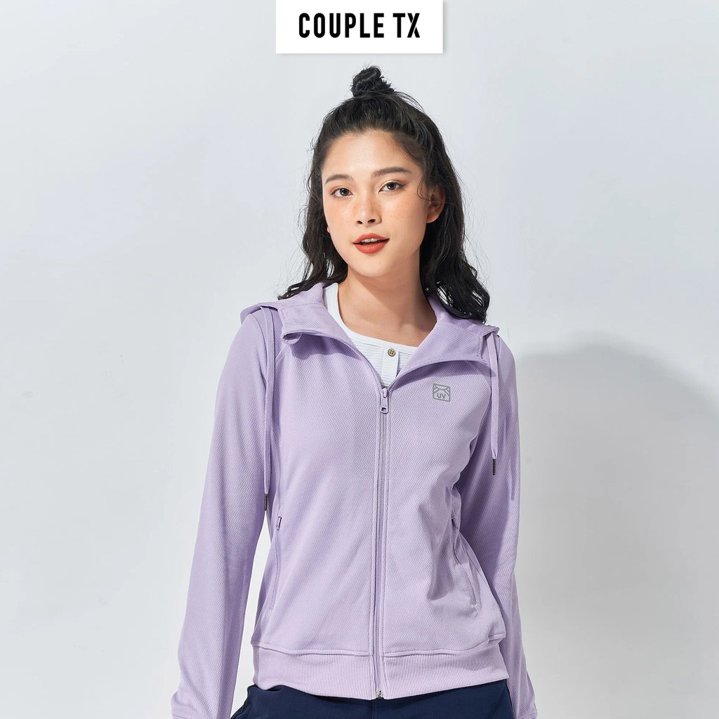 Áo Khoác Chống Nắng Nữ Couple TX UV Sọc Gân Lưới WOK 2028