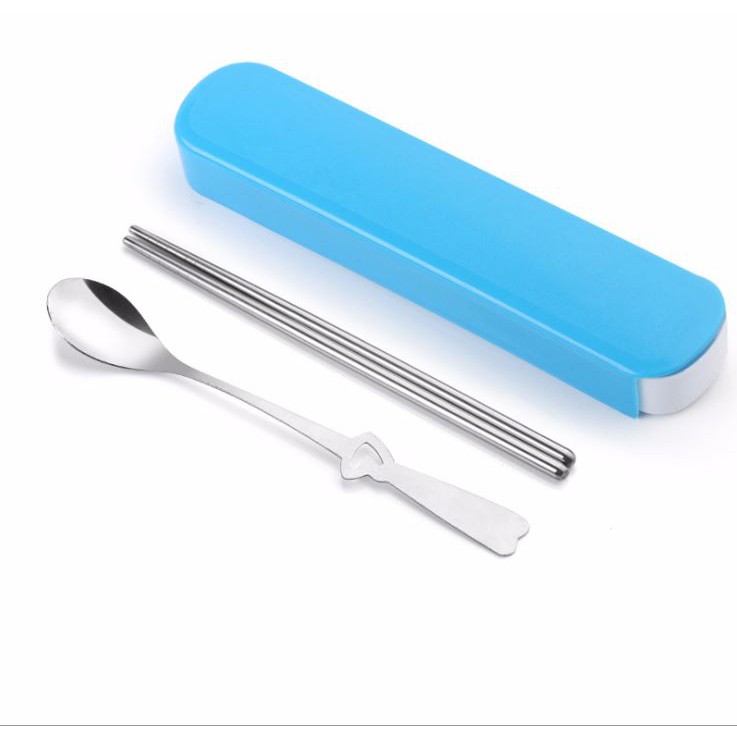 Set đũa thìa kèm hộp đựng tiện dụng Hàng Nội Địa Trung