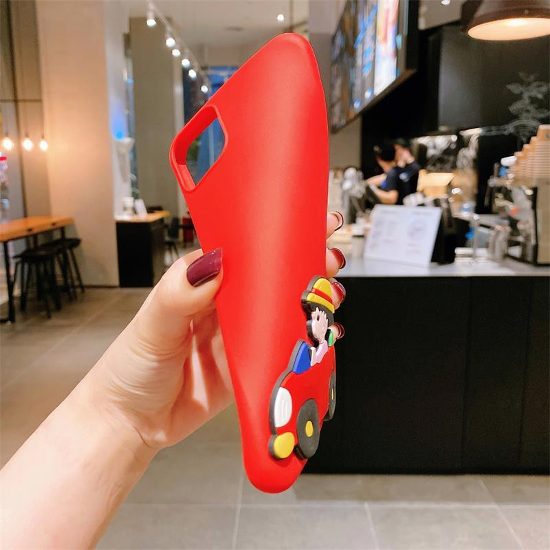 Ốp Lưng Mềm In Hình Cậu Bé Bút Chì 3d Dễ Thương Cho Iphone 12 Mini 11 Pro Max 6 6s 7 8 Plus X Xs Max Xr