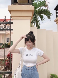 🔥Set Bộ Quần Baggy 2Nut + Crop Rút Dây